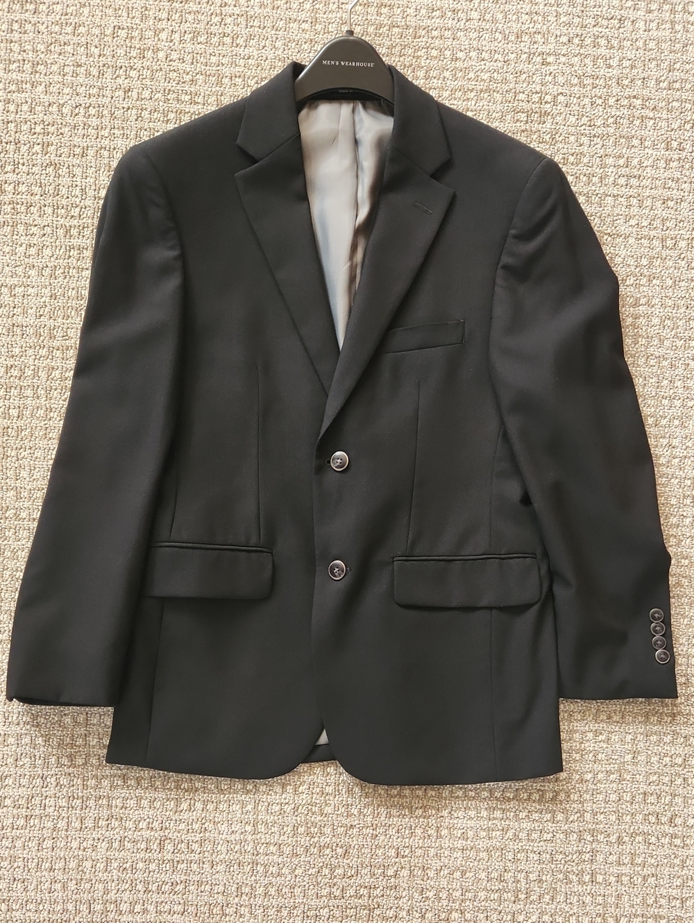 Pronto Uomo Mens Warehoise Men's Classic Black Blazer 36S